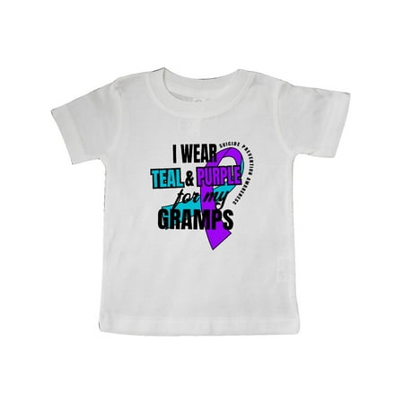 Inktastic Suicide Prevention I Wear Teal and Purple for My Gramps Gift Baby Boy or Baby Girl T-Shirt
Inktastic Suicide Prevention I Wear Teal and Purple for My Gramps Gift Baby Boy or Baby Girl T-Shirt