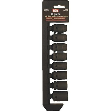 Channellock Products Metric 1/2 Drive 6-Point Shallow Impact Driver Set 8-Piece Socket Wrenches
Channellock Products Metric 1/2 Drive 6-Point Shallow Impact Driver Set 8-Piece Socket Wrenches