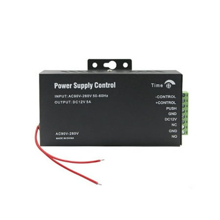 DC12V 5A Access Control Power Supply Transformer Door Adapter Covertor AC 90-260V for RFID Fingerprint Access Control(B)
DC12V 5A Access Control Power Supply Transformer Door Adapter Covertor AC 90-260V for RFID Fingerprint Access Control(B)