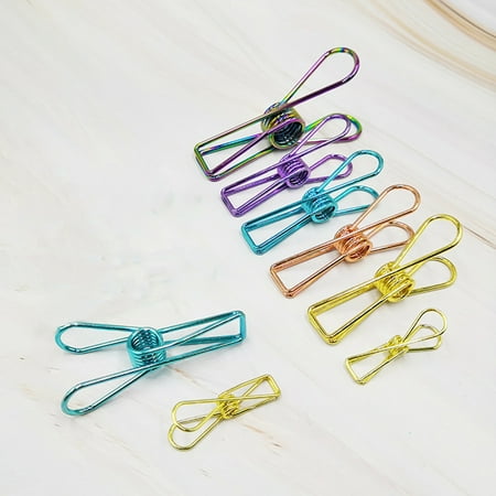 Windfall Stainless Steel Assorted Chip Bag Clips Utility Coated Colorful Sealer for Sealing Food - Paper Holder Clothesline Clip for Laundry Hanging Kitchen Bags Multipurpose Clothes Pins
Windfall Stainless Steel Assorted Chip Bag Clips Utility Coated Colorful Sealer for Sealing Food - Paper Holder Clothesline Clip for Laundry Hanging Kitchen Bags Multipurpose Clothes Pins