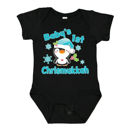 Inktastic Baby s 1st Chrismukkah with Cute Baby Penguin and Snowflakes Boys or Girls Baby Bodysuit
Inktastic Baby s 1st Chrismukkah with Cute Baby Penguin and Snowflakes Boys or Girls Baby Bodysuit