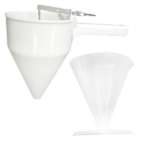 NICEXMAS Conical Manual Press Funnel Batter Dispenser Kitchen Baking Utensil Random Color
NICEXMAS Conical Manual Press Funnel Batter Dispenser Kitchen Baking Utensil Random Color