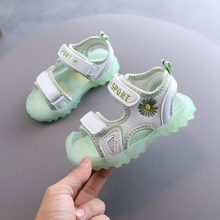 Kreigaven Baby boys and Girls Summer baby chrysanthemum sandals advanced rubber sole closed toe non slip shoes toddler shoes green 21
Kreigaven Baby boys and Girls Summer baby chrysanthemum sandals advanced rubber sole closed toe non slip shoes toddler shoes green 21