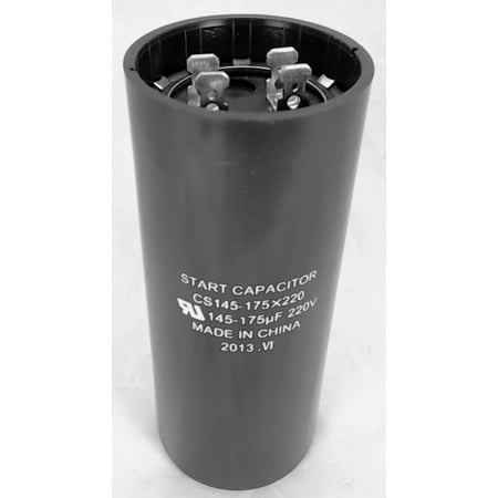 CS145-175X220 Start Capacitor Round 145-175 Mfd. 220 Volt