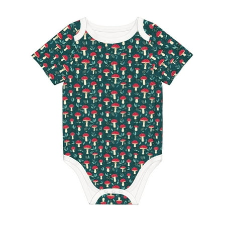 Coaee Amanita Mushroom for Soft Cotton Baby Short-Sleeve Bodysuit Baby Girls Boys Bodysuit Romper
Coaee Amanita Mushroom for Soft Cotton Baby Short-Sleeve Bodysuit Baby Girls Boys Bodysuit Romper