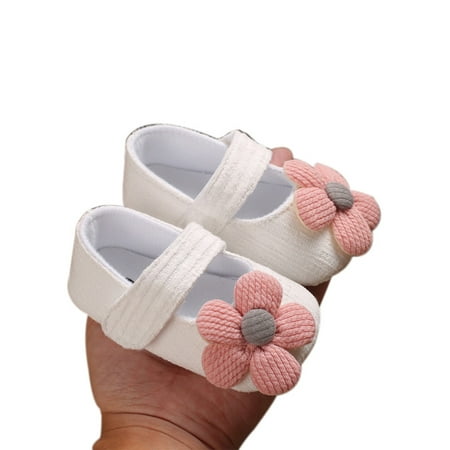 Qmyliery Newborn Baby Girls Princess Shoes Autumn Spring Patchwork Knitted Flat Shoes with Flower Decoration
Qmyliery Newborn Baby Girls Princess Shoes Autumn Spring Patchwork Knitted Flat Shoes with Flower Decoration
