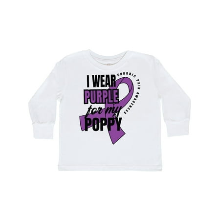 Inktastic Chronic Pain I Wear Purple For My Poppy Gift Toddler Boy or Toddler Girl Long Sleeve T-Shirt
Inktastic Chronic Pain I Wear Purple For My Poppy Gift Toddler Boy or Toddler Girl Long Sleeve T-Shirt