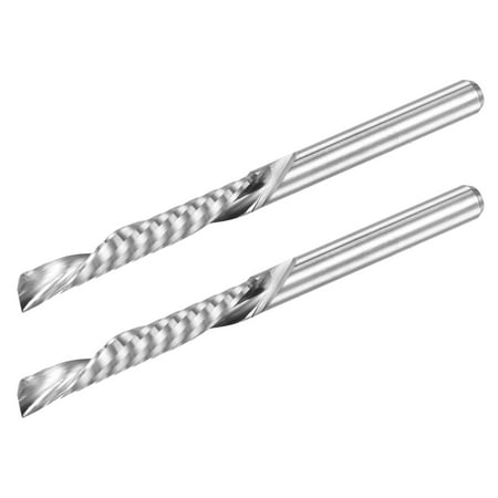 Uxcell 1/8 Shank 3.175mm x 22mm Carbide 1-Flute Left Hand End Mill CNC Router Bit 2 Pack
Uxcell 1/8 Shank 3.175mm x 22mm Carbide 1-Flute Left Hand End Mill CNC Router Bit 2 Pack