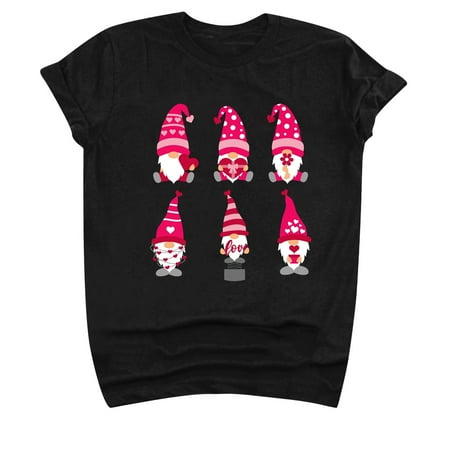 Clearance Blouses for Women Fashion 2023 Women s Cute Dwarf Love Print Short Sleeve T-shirt Round-Neck Oversized T Shirts for Women Black M
Clearance Blouses for Women Fashion 2023 Women s Cute Dwarf Love Print Short Sleeve T-shirt Round-Neck Oversized T Shirts for Women Black M