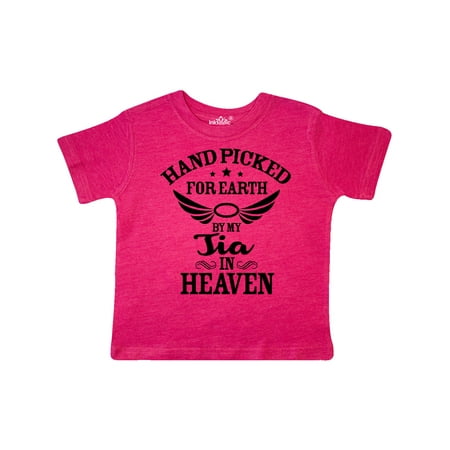 Inktastic Handpicked for Earth By My Tia in Heaven with Angel WIngs Gift Toddler Boy or Toddler Girl T-Shirt
Inktastic Handpicked for Earth By My Tia in Heaven with Angel WIngs Gift Toddler Boy or Toddler Girl T-Shirt