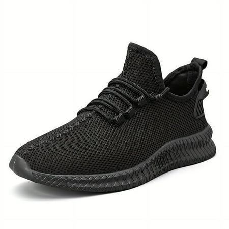 TUOBKE Men‘s Solid Ultra-light Woven Knit Breathable Running Shoes Comfy Non Slip Lace Up Sneakers For Men‘s Outdoor Activities
TUOBKE Men‘s Solid Ultra-light Woven Knit Breathable Running Shoes Comfy Non Slip Lace Up Sneakers For Men‘s Outdoor Activities