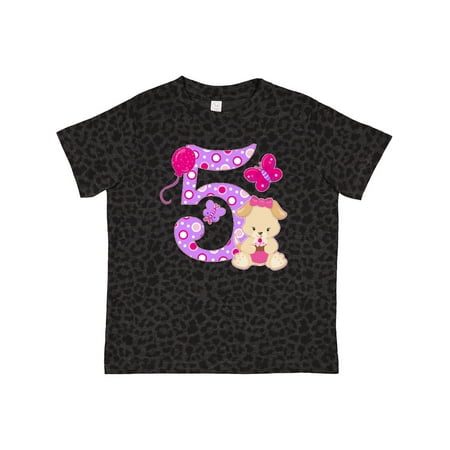 Inktastic Fifth Birthday with Cute Puppy and Butterflies Gift Toddler Boy or Toddler Girl T-Shirt
Inktastic Fifth Birthday with Cute Puppy and Butterflies Gift Toddler Boy or Toddler Girl T-Shirt