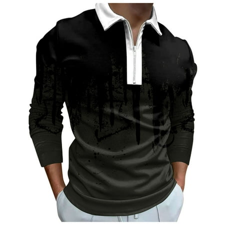 Dtydtpe Men Fashion Loose Lapel Zipper 3D Digital Printing Long Sleeve Top T Shirt Shirt Top under Scrub Shirt Turtleneck Men Loose Fit Casual Short Sleeve Tops for Men Workout Tees Short Sleeve T
Dtydtpe Men Fashion Loose Lapel Zipper 3D Digital Printing Long Sleeve Top T Shirt Shirt Top under Scrub Shirt Turtleneck Men Loose Fit Casual Short Sleeve Tops for Men Workout Tees Short Sleeve T