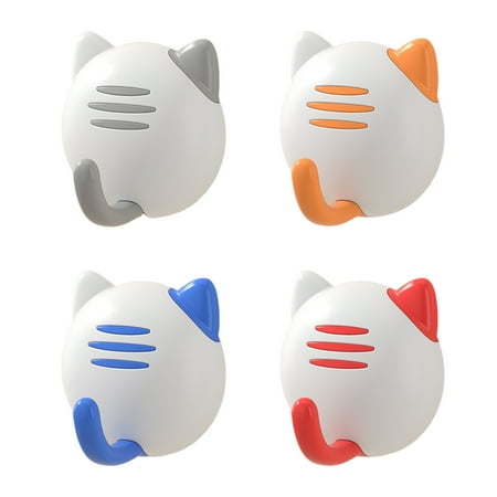 Kiskick Self-adhesive Hooks Strong Load-bearing Hooks 4pcs Cute Cat Wall Hook Adhesive Modern Multifunctional Clothes Towel Umbrella Bag Door Back Hanger
Kiskick Self-adhesive Hooks Strong Load-bearing Hooks 4pcs Cute Cat Wall Hook Adhesive Modern Multifunctional Clothes Towel Umbrella Bag Door Back Hanger