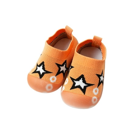 Daeful Girls Boys Floor Sock Shoes Slip On Walking Shoe First Walker Flats Indoor Breathable Comfort Knit Upper Socks Orange 7.5C
Daeful Girls Boys Floor Sock Shoes Slip On Walking Shoe First Walker Flats Indoor Breathable Comfort Knit Upper Socks Orange 7.5C