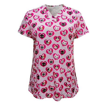 HGWXX7 Plus Size Womens Tops Women s Casual Fashiong Chiristmas Short Sleeve V-neck Tops Working Uniform Tops
HGWXX7 Plus Size Womens Tops Women s Casual Fashiong Chiristmas Short Sleeve V-neck Tops Working Uniform Tops