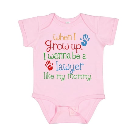 Inktastic Lawyer Like Mommy Gift Baby Boy or Baby Girl Bodysuit