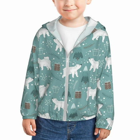 Lukts whiter Snow bear Print Print Children s Long-Sleeved Sun Protection Clothing Hooded Sweatshirts for Boys and Girls Outdoor Sports-5 Years
Lukts whiter Snow bear Print Print Children s Long-Sleeved Sun Protection Clothing Hooded Sweatshirts for Boys and Girls Outdoor Sports-5 Years