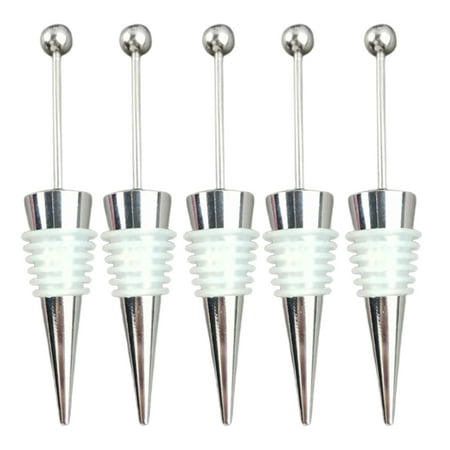 Pnellth 5Pcs Wine Stopper Reusable DIY Wine Bottle Stopper Easy to Clean Alloy Bottle Sealing Plug for Home Kitchen Bar
Pnellth 5Pcs Wine Stopper Reusable DIY Wine Bottle Stopper Easy to Clean Alloy Bottle Sealing Plug for Home Kitchen Bar