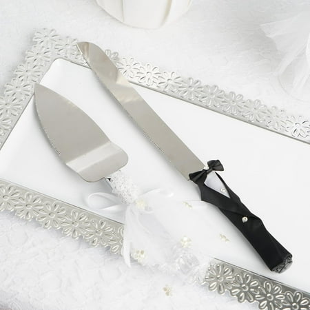 BalsaCircle Silver Cake Knife Server Set Groom Bride Handles Wedding Party Tableware
BalsaCircle Silver Cake Knife Server Set Groom Bride Handles Wedding Party Tableware