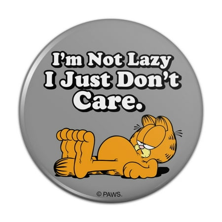 Garfield I m Not Lazy Kitchen Refrigerator Locker Button Magnet