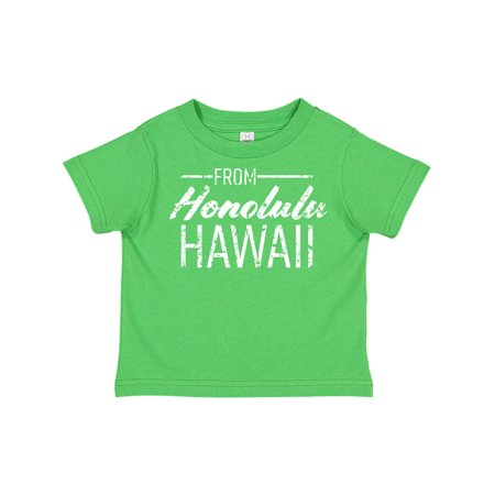 Inktastic From Honolulu Hawaii in White Distressed Text Gift Toddler Boy or Toddler Girl T-Shirt
Inktastic From Honolulu Hawaii in White Distressed Text Gift Toddler Boy or Toddler Girl T-Shirt