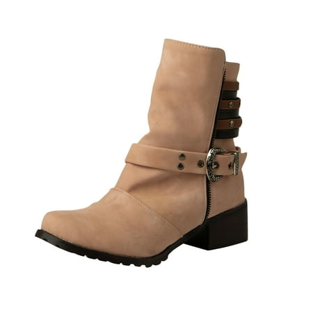 Christmas Deals!2022 Hvyes Women s Vintage Patchwork Leather Belt Buckle Round Toe Low Heel Zipper Ankle Boots
Christmas Deals!2022 Hvyes Women s Vintage Patchwork Leather Belt Buckle Round Toe Low Heel Zipper Ankle Boots