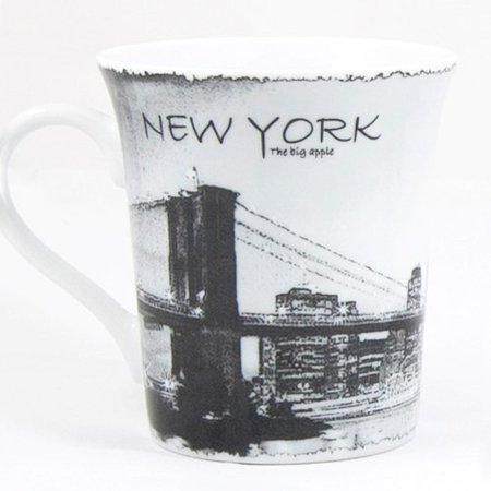 I Love NY Old Skyline Cafe Mug, Porcelain