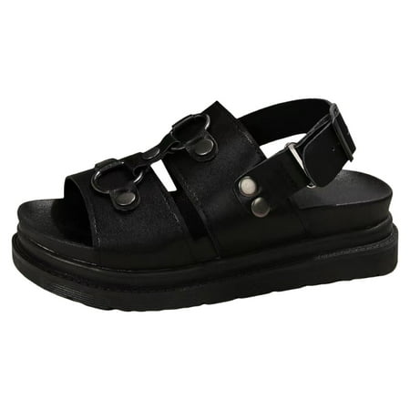 Yzengfg Fashionable Flat Soled Sports Style Sandals For Women With Belt Buckles Thick Soled Soft Soled One Line Roman Sandals For Women Sandals for Women Espadrille Designer
Yzengfg Fashionable Flat Soled Sports Style Sandals For Women With Belt Buckles Thick Soled Soft Soled One Line Roman Sandals For Women Sandals for Women Espadrille Designer