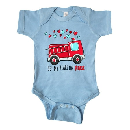 Inktastic Set My Heart on Fire Valentine Fire Truck with Hearts Gift Baby Boy or Baby Girl Bodysuit
Inktastic Set My Heart on Fire Valentine Fire Truck with Hearts Gift Baby Boy or Baby Girl Bodysuit