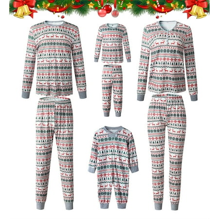 Zukuco Family Matching Christmas Pajamas Sets Dad Mom Kids Baby Deer Printing Family Pjs Parent-child Soft Two-piece Pajamas Outfits
Zukuco Family Matching Christmas Pajamas Sets Dad Mom Kids Baby Deer Printing Family Pjs Parent-child Soft Two-piece Pajamas Outfits