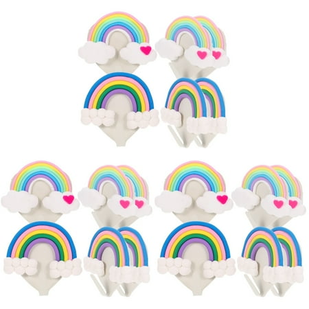 Bestonzon 18 pcs Rainbow Shaped Decorative Wall Hooks Adhesive Wall Hooks for Home Kitchen Office
Bestonzon 18 pcs Rainbow Shaped Decorative Wall Hooks Adhesive Wall Hooks for Home Kitchen Office