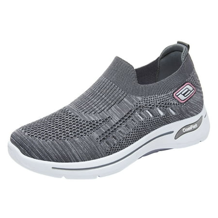Pimfylm Shoes For Women Sneakers Women s Nizza Platform Sneaker Grey 7
