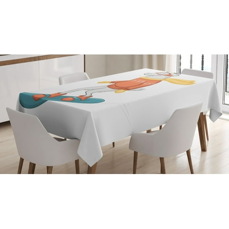 Goat Tablecloth Cartoon Goat Figure on a Snowboard Wearing Pullover Scarf and Goggles in Winter Season Rectangular Table Cover for Dining Room Kitchen 60 X 90 Inches Multicolor by Ambesonne
Goat Tablecloth Cartoon Goat Figure on a Snowboard Wearing Pullover Scarf and Goggles in Winter Season Rectangular Table Cover for Dining Room Kitchen 60 X 90 Inches Multicolor by Ambesonne