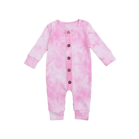 ZIYIXIN Newborn Baby Girl Boy One Piece Romper Tie Dye Long Sleeve Bodysuit Jumpsuit Pajamas Fall Winter Outfits Pink 0-6 Months
ZIYIXIN Newborn Baby Girl Boy One Piece Romper Tie Dye Long Sleeve Bodysuit Jumpsuit Pajamas Fall Winter Outfits Pink 0-6 Months