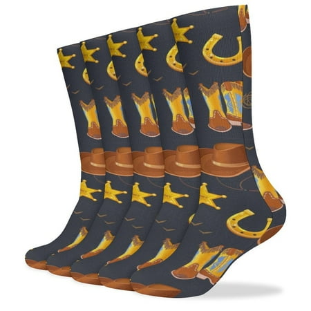 Crew Socks for Women Men Wild West Golden Horseshoe Soft Long Socks Athletic Lightweight Calf Socks for Running Hiking Gym
Crew Socks for Women Men Wild West Golden Horseshoe Soft Long Socks Athletic Lightweight Calf Socks for Running Hiking Gym