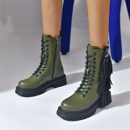 New Years Eve Outfit Womens Boots Shoes Winter Snow Boots For Womenladies Fashion Solid Color Leather Lace Up Boots Tassel Side Zipper Platform Mid Boots Gifts For Women Her Birthd
New Years Eve Outfit Womens Boots Shoes Winter Snow Boots For Womenladies Fashion Solid Color Leather Lace Up Boots Tassel Side Zipper Platform Mid Boots Gifts For Women Her Birthd