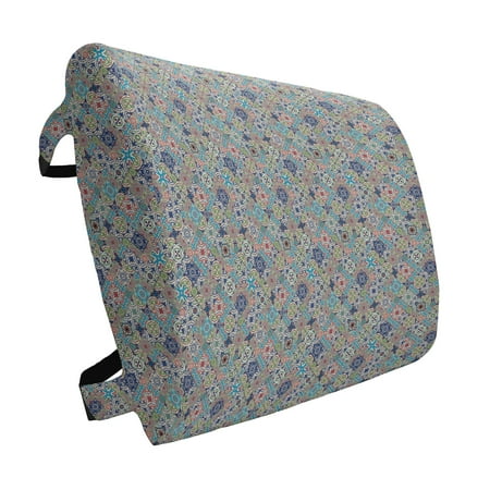 Oriental Lumbar Pillow Patchwork of Diagonally Aligned Mosaic Tiles in Moroccan Ornamentation Style Print Soft Back Cushion Office Chairs with Adjustable Straps 14 x 13 Multicolor by Ambesonne
Oriental Lumbar Pillow Patchwork of Diagonally Aligned Mosaic Tiles in Moroccan Ornamentation Style Print Soft Back Cushion Office Chairs with Adjustable Straps 14 x 13 Multicolor by Ambesonne