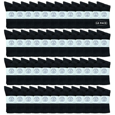 48 Pairs Of Yacht & Smith Wholesale Kids Crew Socks Childrens Cotton Casual Crew Socks Size 6-8 (Black)
48 Pairs Of Yacht & Smith Wholesale Kids Crew Socks Childrens Cotton Casual Crew Socks Size 6-8 (Black)