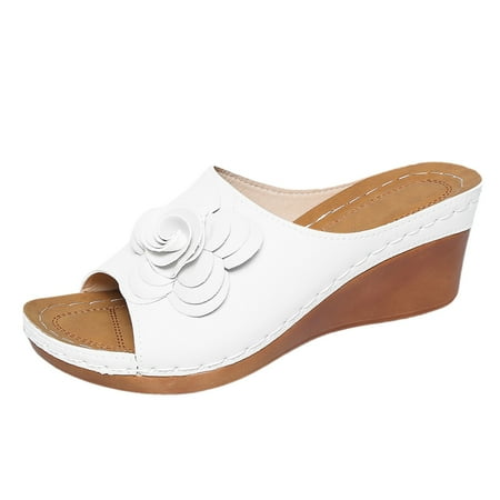 Jungdeepe Ladies Flower Sandal Slippers Summer Slope Heel Fish Mouth Women s Casual Roman High Sturdy High Heels Wedge Sandals Shoes for Women Shoes Women Slides Bandage Sandals Sandals with Straps
Jungdeepe Ladies Flower Sandal Slippers Summer Slope Heel Fish Mouth Women s Casual Roman High Sturdy High Heels Wedge Sandals Shoes for Women Shoes Women Slides Bandage Sandals Sandals with Straps
