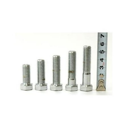 Drag Specialties DS-190603 Coarse-Thread Hex-Head Bolts - 1/4in.-20 x 7/8in.