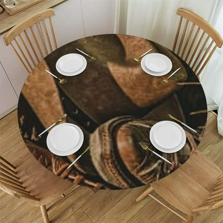 BANET Boots Retro Cowboy Hat Round Table Cloth Circle Table Dinner Tablecloth Desk Cloth Cover for Home Party Wedding 54 -58
BANET Boots Retro Cowboy Hat Round Table Cloth Circle Table Dinner Tablecloth Desk Cloth Cover for Home Party Wedding 54 -58