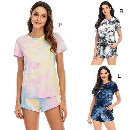 Women’s Tie Dye Printed Pajamas Set Long Sleeve Tops With Shorts Lounge Set Casual Two-Piece Sleepwear
Women’s Tie Dye Printed Pajamas Set Long Sleeve Tops With Shorts Lounge Set Casual Two-Piece Sleepwear