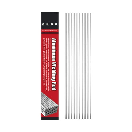 Feiruifan Durable Rust-proof Corrosion Resistant 10Pcs Aluminum Welding Rods High Strength Corrosion Resistant Durable Low Temperature Aluminum Weld Rods Repair Tools for Electric Power
Feiruifan Durable Rust-proof Corrosion Resistant 10Pcs Aluminum Welding Rods High Strength Corrosion Resistant Durable Low Temperature Aluminum Weld Rods Repair Tools for Electric Power