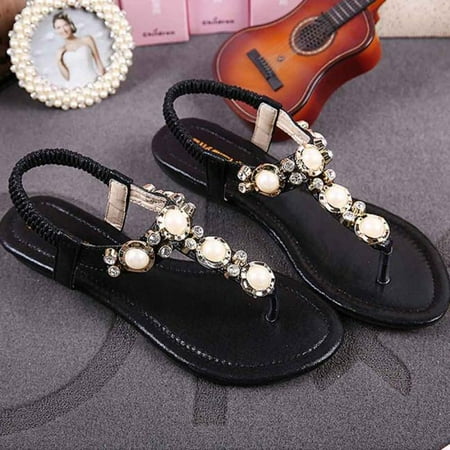 CBGELRT Womens Sandals Black Womens Huarache Sandals Shoes Summer Casual Sandals Sandals Sandals Women Shoes Fashion Women s Sandals Low Heel Sandals for Women