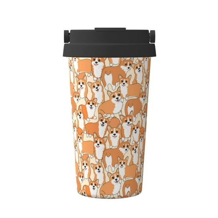 Qekee Corgi Animal Print Insulated Coffee Mug Coffee Tumbler Cup Thermos Mug Water Bottle with Handle & Flip
Qekee Corgi Animal Print Insulated Coffee Mug Coffee Tumbler Cup Thermos Mug Water Bottle with Handle & Flip
