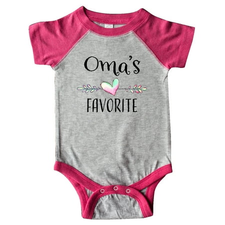 Inktastic Oma s Favorite- Heart Grandchild Gift Baby Boy or Baby Girl Bodysuit
Inktastic Oma s Favorite- Heart Grandchild Gift Baby Boy or Baby Girl Bodysuit