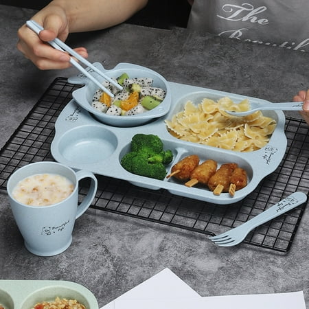 zhiyuan Kids Tableware Set 1 Set Dining Non-slip Practical Delicate Bowl Plate Cup Spoon Fork Set
zhiyuan Kids Tableware Set 1 Set Dining Non-slip Practical Delicate Bowl Plate Cup Spoon Fork Set