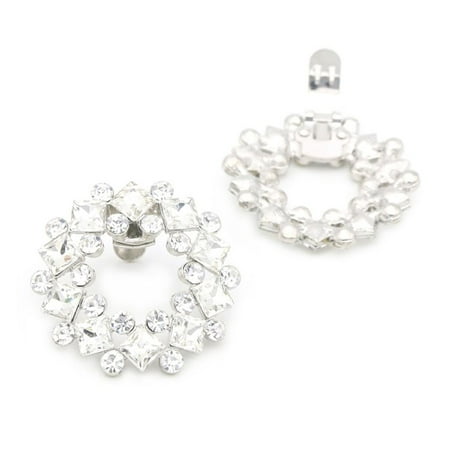 1pcs Rhinestone Wedding Women Bride High Heel Shiny Decorative Clips Shoe Clip Shoe Decorations Charm Buckle WHITE
1pcs Rhinestone Wedding Women Bride High Heel Shiny Decorative Clips Shoe Clip Shoe Decorations Charm Buckle WHITE