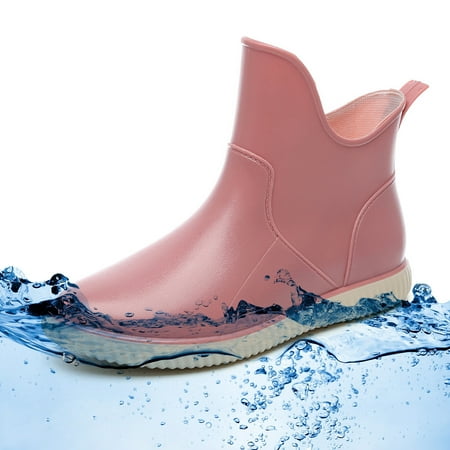 Women s Rain Boots Summer Wear-resistant Shoes Garden Water Shoes Outdoor Shoes